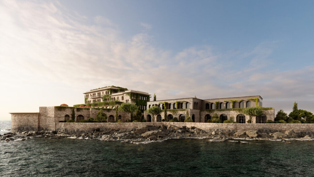 Zannier Bendor - Cloître Building from Sea - © Zannier Hotels