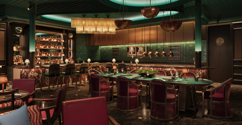 Sanook Restaurant im Grand Resort Bad Ragaz – Bar und Dining Area im asiatischen Stil, Luxushotel Schweiz